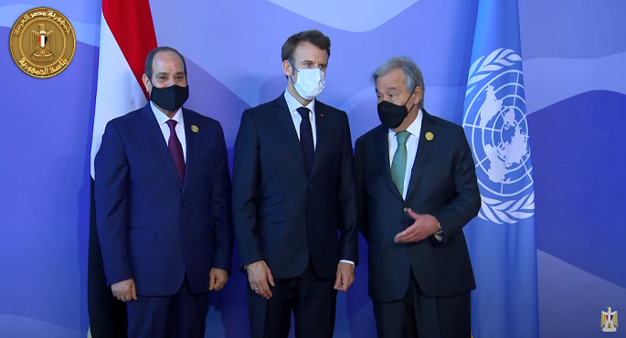 الرئيس السيسي وجوتيريش يستقبلان القادة والزعماء المشاركين بمؤتمر المناخ COP 27