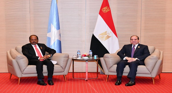 الرئيس السيسي يبدي استعداد مصر لمواصلة تقديم الدعم للصومال لبناء وترسيخ مؤسسات الدولة