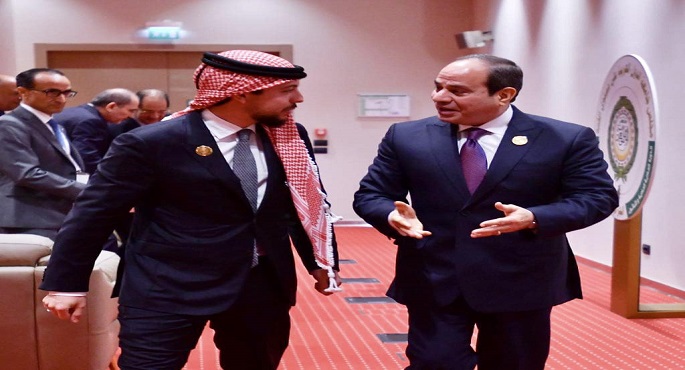 الرئيس السيسي يشيد بقوة العلاقات التاريخية وروابط الأخوة والمصير المشترك بين مصر والأردن