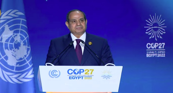 الرئيس السيسي يوجه نداء من شرم الشيخ “مدينة السلام” بضرورة وقف الحرب الروسية الأوكرانية