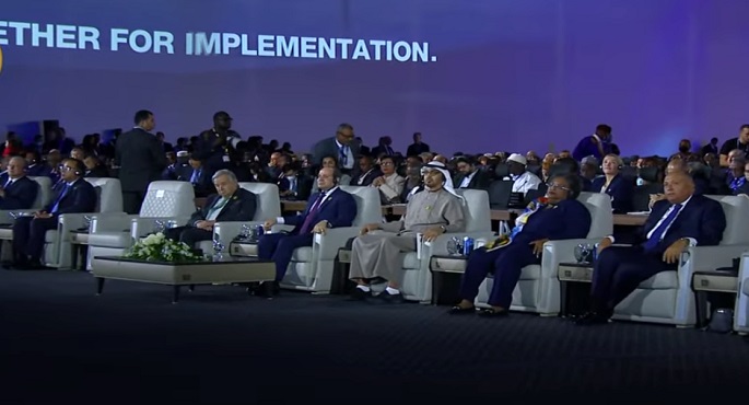 بالفيديو .. الرئيس السيسي يشهد افتتاح فعاليات الشق الرئاسي من مؤتمر المناخ (COP27)