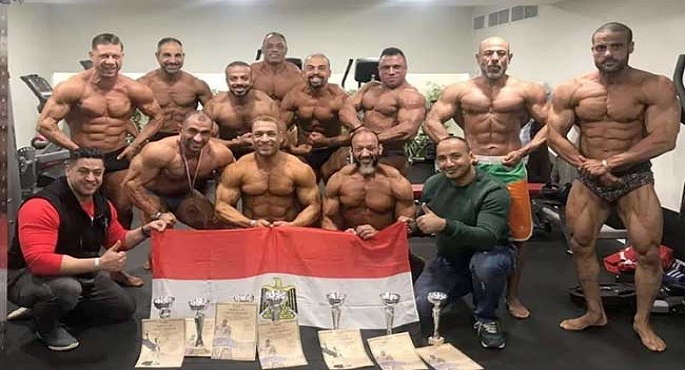 7 ميداليات متنوعة لمنتخب كمال الأجسام ببطولة العالم فى إسبانيا
