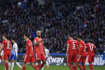 بايرن ميونخ يتصدر الدوري الألماني مؤقتا بفوزه على هيرتا برلين 3ـ2