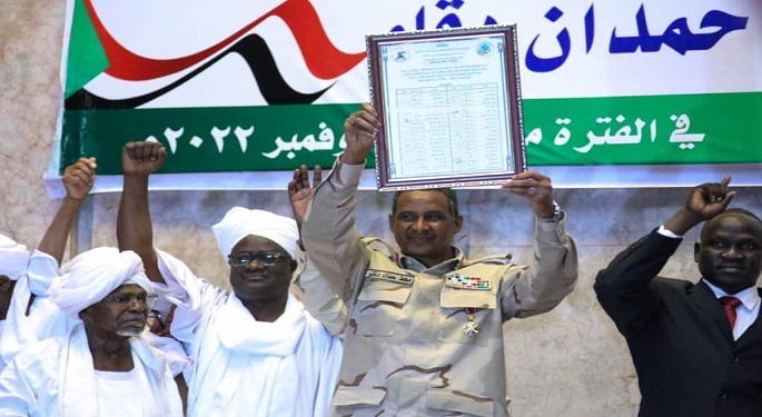 دقلو: من يحاول إعادة السودان إلى ما قبل 2018 واهم