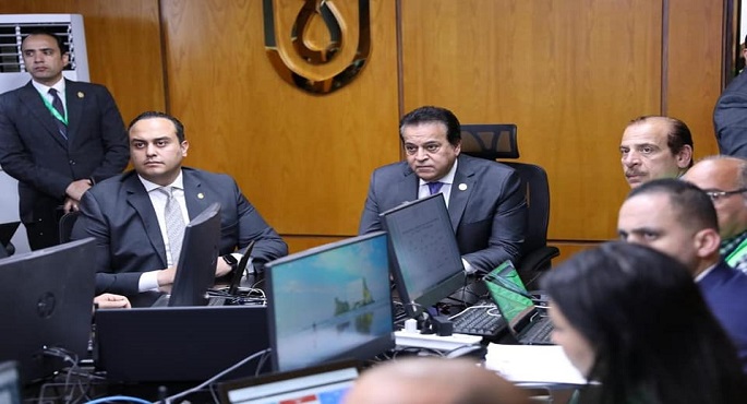 بالصور..وزير الصحة يترأس غرفة العمليات المركزية للجنة التأمين الطبي لمؤتمر الأمم المتحدة للمناخ (COP27)