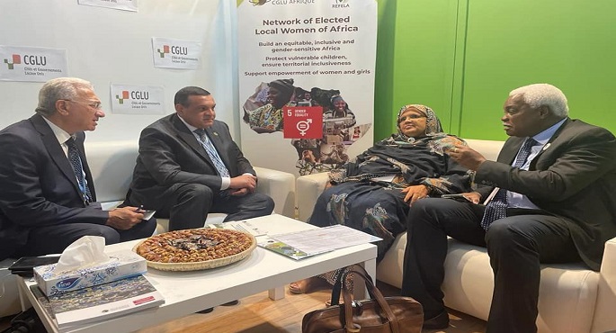 وزير التنمية المحلية يلتقى وفد منظمة المدن والحكومات المحلية الأفريقية علي هامش قمة المناخ بشرم الشيخ