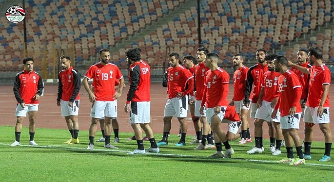 منتخب مصر يخوض مرانه الأول استعدادا لودية بلجيكا