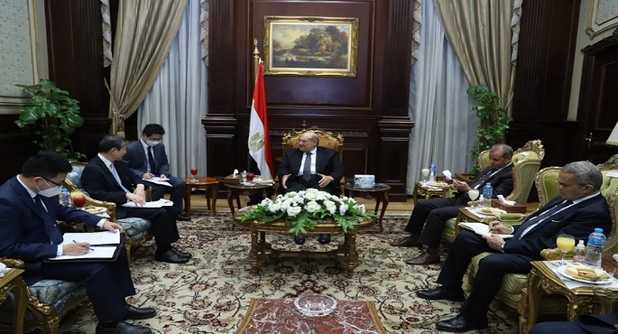 بالصور.. رئيس مجلس الشيوخ يلتقي سفير الصين