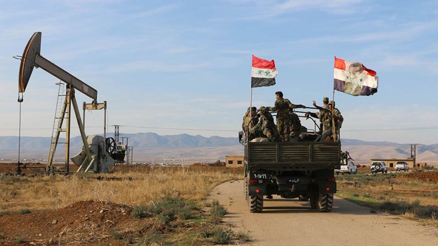 مقتل 10 أشخاص وإصابة 2 باعتداء إرهابي على حقل التيم النفطي بدير الزور