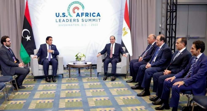 بالصور.. الرئيس السيسي يشدد على موقف مصر الثابت من دعم جهود المجلس الرئاسي الليبي برئاسة المنيفي