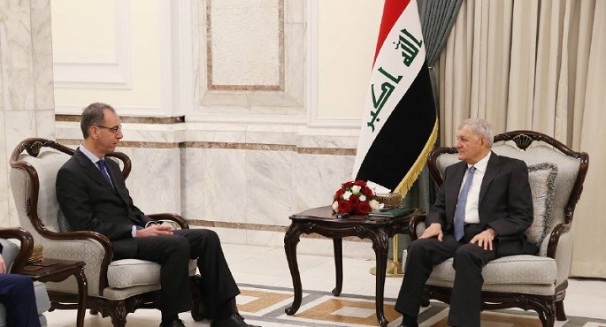 الرئيس العراقي: لدينا استراتيجية في الانفتاح على دول العالم وتعزيز العلاقات الدولية