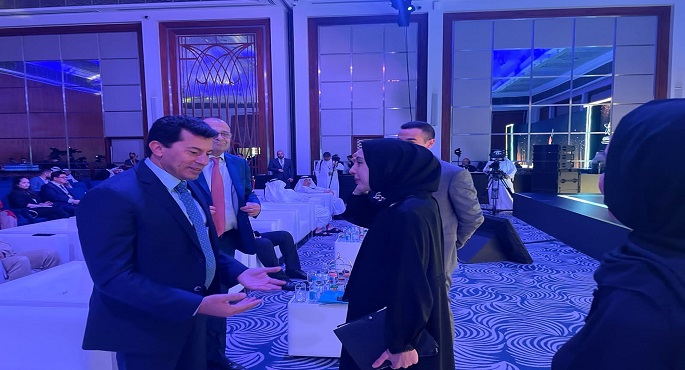 بالصور.. وزير الرياضة يشارك فى حفل تكريم الفائزين بجائزة محمد بن راشد آل مكتوم بالإمارات