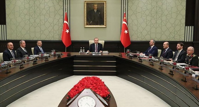 أردوغان يبحث مع مجلس الأمن القومي بدء عملية برية في سوريا