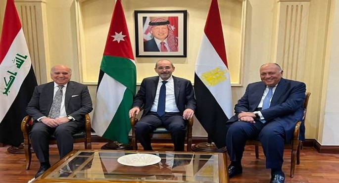 اجتماع آليه التعاون الثلاثي يستعرض مجالات التعاون بين كل من مصر و الأردن و العراق