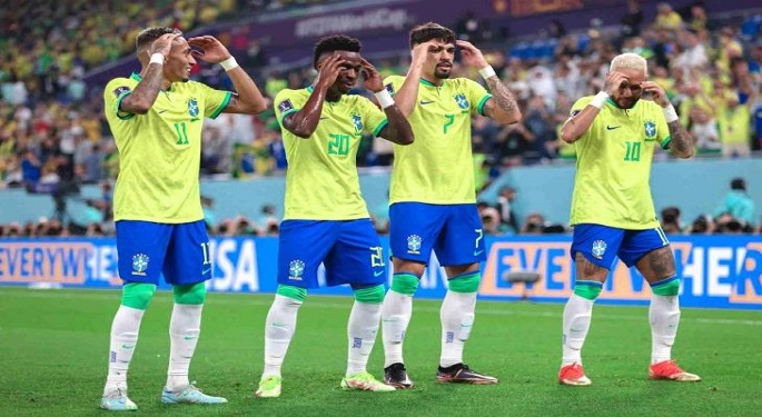 البرازيل تكتسح كوريا الجنوبية برباعية وتلاقي كرواتيا في ربع نهائي كأس العالم