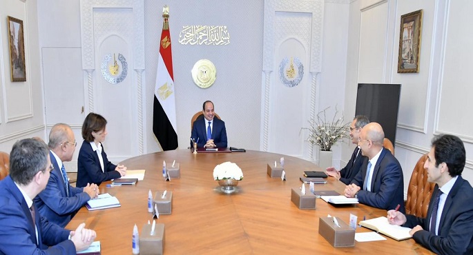 الرئيس السيسي يستعرض جهود التعاون المشترك مع مجموعة “أورانج” العالمية في قطاع الاتصالات وتكنولوجيا المعلومات