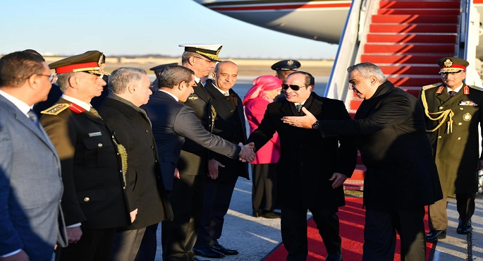 بالفيديو والصور .. الرئيس السيسي يصل واشنطن للمشاركة في فعاليات القمة الأمريكية – الافريقية