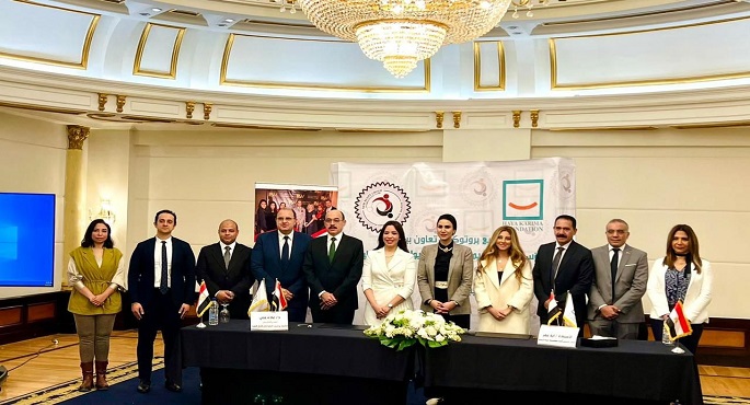 بالصور .. مؤسسة “حياة كريمة” توقع بروتوكول تعاون مع مجموعة نيو ايجبت الدولية