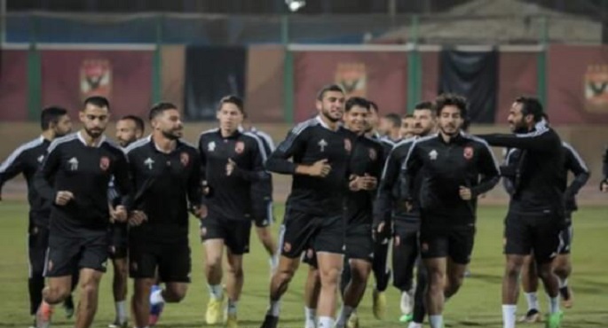 الأهلي يختتم تدريباته استعدادا للقاء فيوتشر بالدوري الممتاز