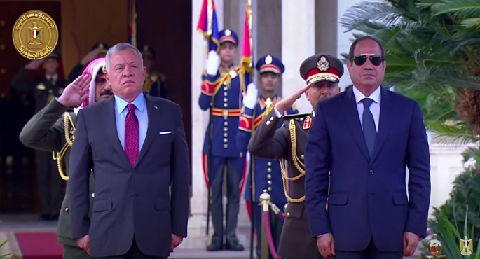 بالفيديو والصور .. الرئيس السيسي يستقبل العاهل الأردني في قصر الاتحادية