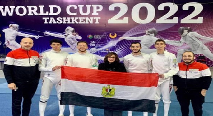 منتخب مصر للشباب يتوج بذهبية كأس العالم لسلاح سيف المبارزة