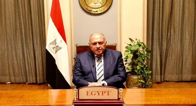 وزير الخارجية يوجّه كلمة مسجلة خلال الجلسة الخاصة بالعمل المناخي لمجموعة السبعة والسبعين والصين