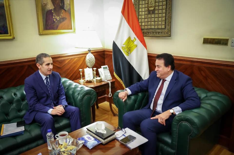 بالصور.. وزير الصحة يستقبل محافظ الغربية لمتابعة معدلات الإنجاز بالمشروعات الصحية بالمحافظة