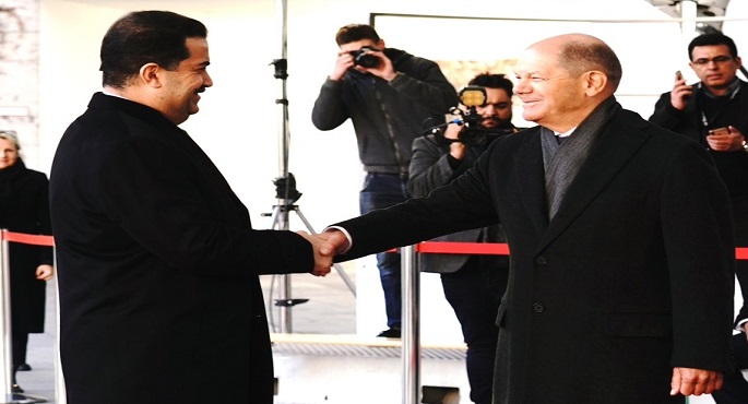 رئيس وزراء العراق والمستشار الألماني يبحثان ملفات الطاقة والطاقة المتجددة