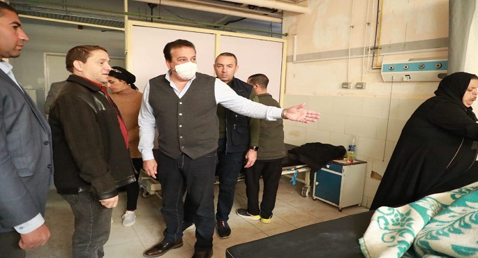 بالصور .. وزير الصحة يتفقد عددا من المستشفيات بمحافظة الجيزة ضمن جولته المفاجئة