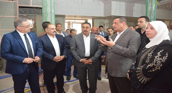 بالصور.. وزير التنمية المحلية يتفقد الاعمال الإنشائية لمركز السيطرة للشبكة الوطنية للطوارئ