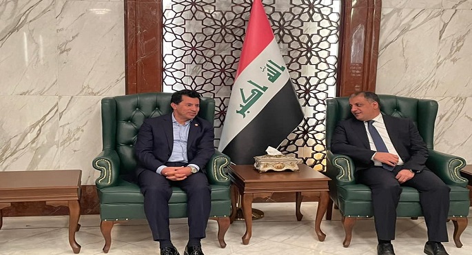 بالصور.. وزير الرياضة في العراق لحضور افتتاح كأس الخليج العربي في نسخته الـ 25