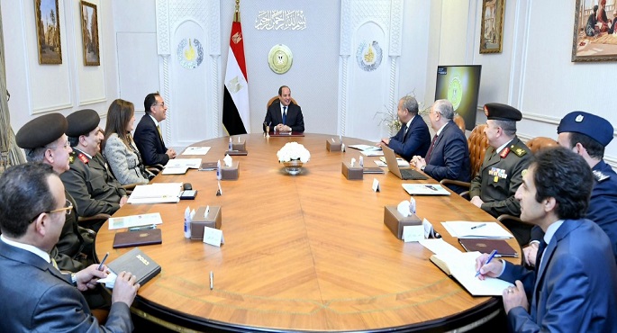 الرئيس السيسي يتابع موقف المخزون الاستراتيجي للسلع الغذائية الأساسية على مستوى الجمهورية