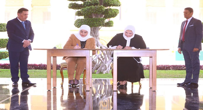 القباج ووزيرة التنمية الاجتماعية الأردنية يوقعان ملحق لمذكرة التفاهم حول التعاون المشترك في مجال الشئون الاجتماعية