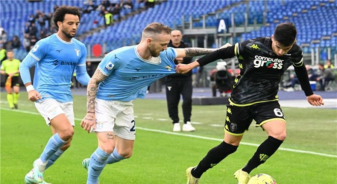 إمبولي يقتنص تعادلا قاتلا من لاتسيو بالدوري الإيطالي
