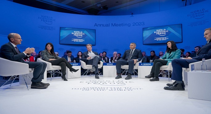 المشاط تُشارك في خمس جلسات نقاشية خلال منتدى “دافوس 2023”