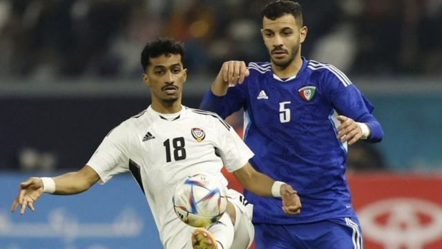 الكويت تفوز على الإمارات بهدف نظيف في “خليجي 25” لكرة القدم