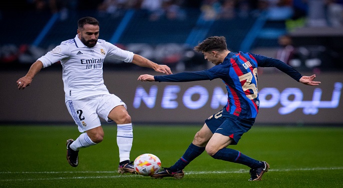 برشلونة يستضيف ريال مدريد فى كلاسيكو ناري بنصف نهائي كأس ملك إسبانيا