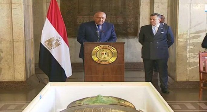 وزير الخارجية: مصر تولي اهتماما كبيرا باستعادة الآثار المصرية التي تم تهريبها للخارج