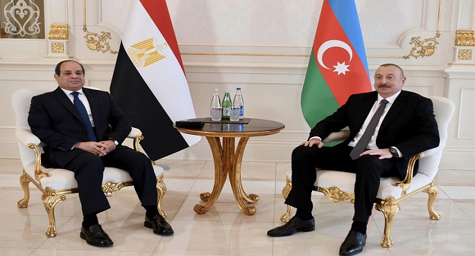 بالصور .. مباحثات قمة بين الرئيس السيسي ونظيره الأذري في باكو تتركز على تعزيز العلاقات الثنائية