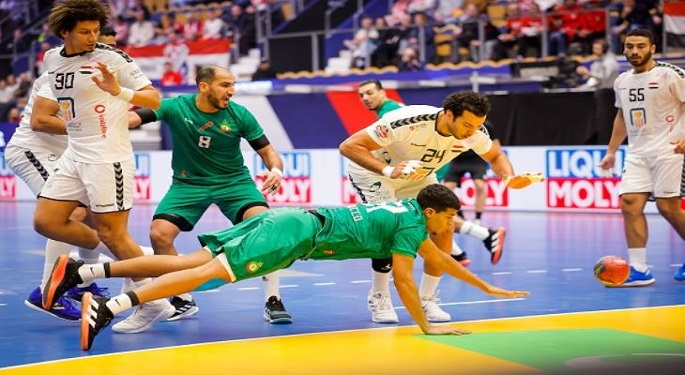 مصر تتخطى المغرب وتحسم التأهل للدور الثاني ببطولة العالم لليد
