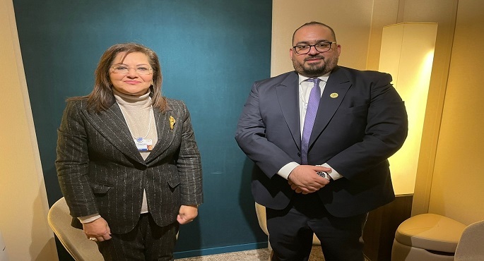 بالصور.. وزيرة التخطيط والتنمية الاقتصادية تبحث مع وزير الاقتصاد والتخطيط السعودي سبل التعاون المشترك
