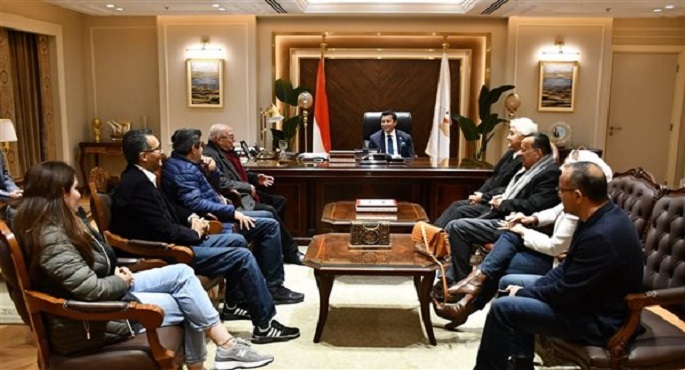 وزير الرياضة يلتقى المشاركين في المؤتمر العلمي “متجهات التقدم التكنولوجى لعلوم الرياضة بالوطن العربى”