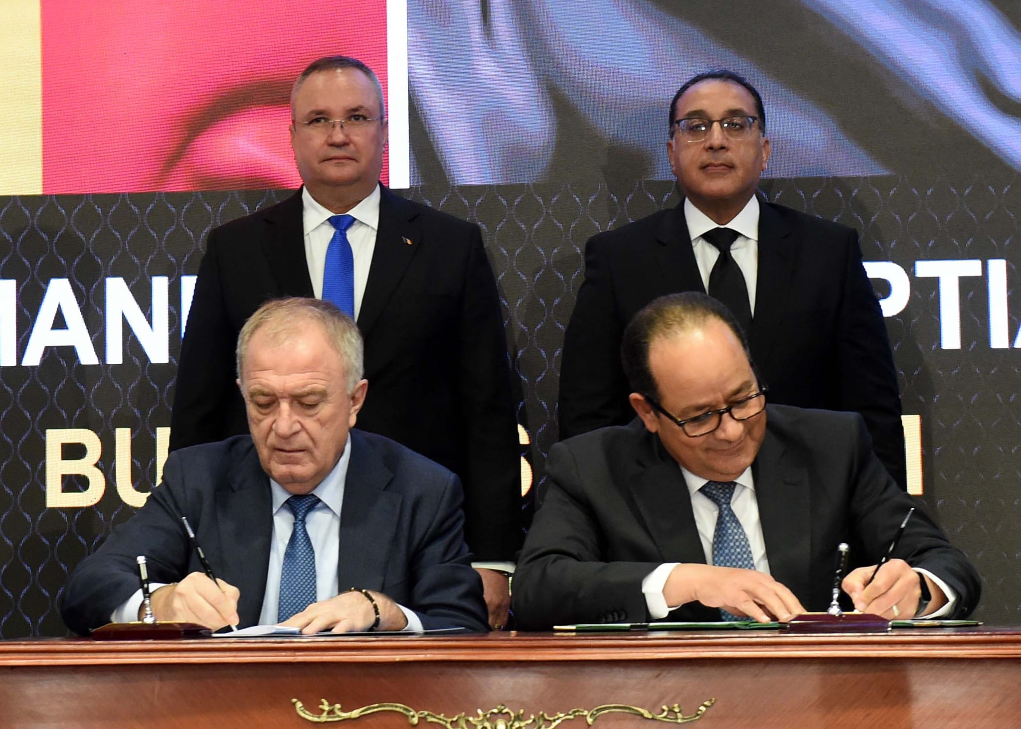 رئيسا وزراء مصر ورومانيا يشهدان توقيع ثلاث اتفاقيات تفاهم بين البلدين