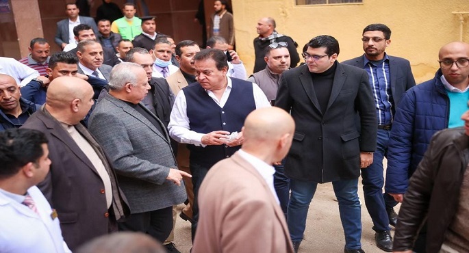 بالصور .. وزير الصحة يتفقد مستشفى فاقوس المركزي وطوارىء فاقوس بمحافظة الشرقية