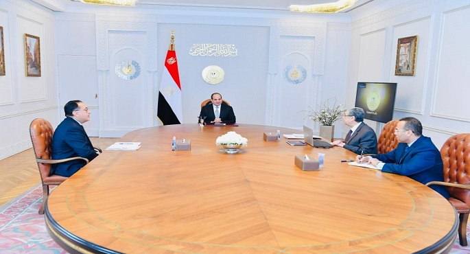 الرئيس السيسي يبحث مع رئيس الوزراء ووزير الكهرباء الموقف التنفيذي لعدد من المشروعات