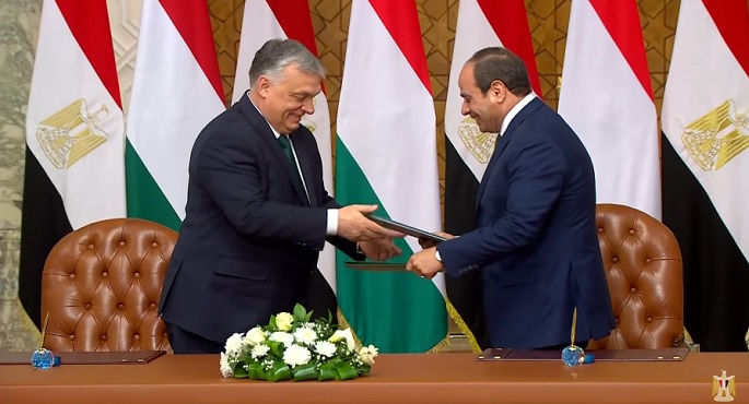 الرئيس السيسي ورئيس وزراء المجر يوقعان إعلانا مشتركا للشراكة الاستراتيجية بين البلدين