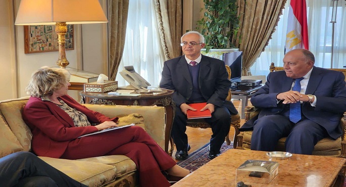 بالصور.. وزير الخارجية يستقبل رئيسة لجنة الشئون الخارجية والدفاع بمجلس الشيوخ الإيطالي