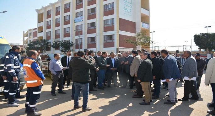 بالصور.. وزير التنمية المحلية يتفقد مشروعات المبادرة الرئاسية “حياة كريمة” بمركز ملوي