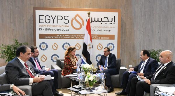 على هامش (ايجبس 2023).. الملا يستقبل الرئيس التنفيذى لشركة ديسفا اليونانية