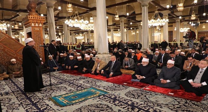 بالصور.. الأوقاف تحتفل بذكرى الإسراء والمعراج بمسجد الإمام الحسين